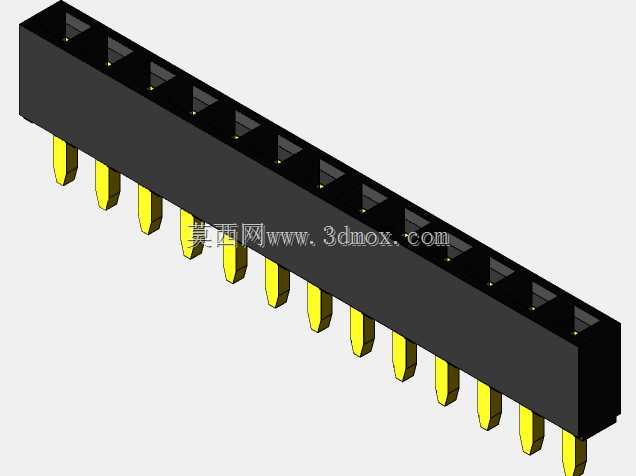 销头-内螺纹-2.54 mm-不同的销编号