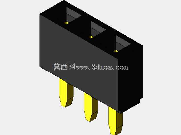 销头-内螺纹-2.54 mm-不同的销编号