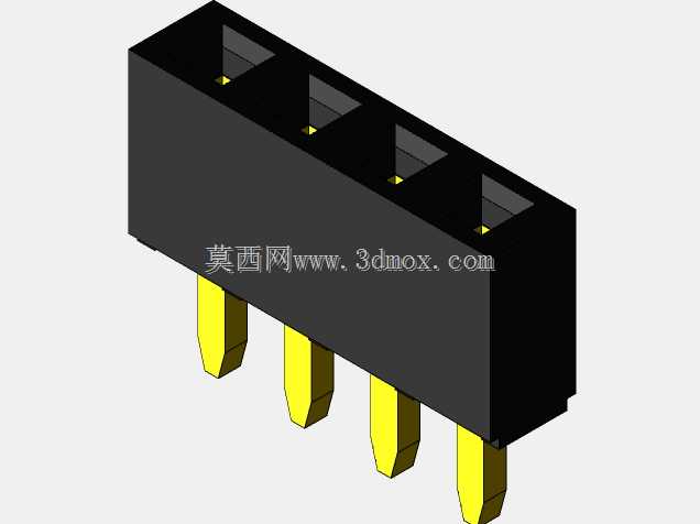 销头-内螺纹-2.54 mm-不同的销编号