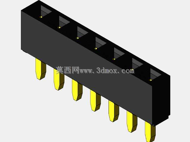 销头-内螺纹-2.54 mm-不同的销编号