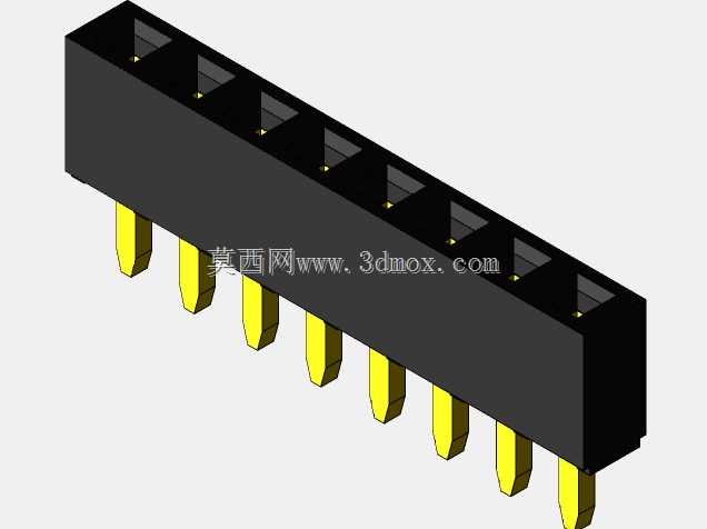 销头-内螺纹-2.54 mm-不同的销编号
