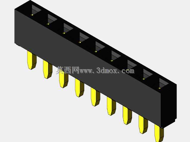 销头-内螺纹-2.54 mm-不同的销编号