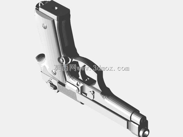 Beretta M9完整装配网(OBJ\u0026 STL)