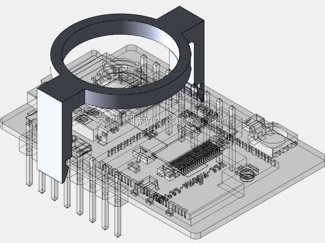 用于3合1智能手机镜头套件的ESP32 CAM适配器