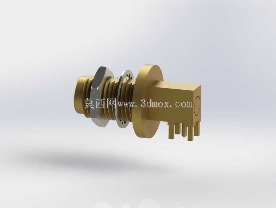 Amphenol RF 3 GHz TNC隔板直角PCB同轴连接器