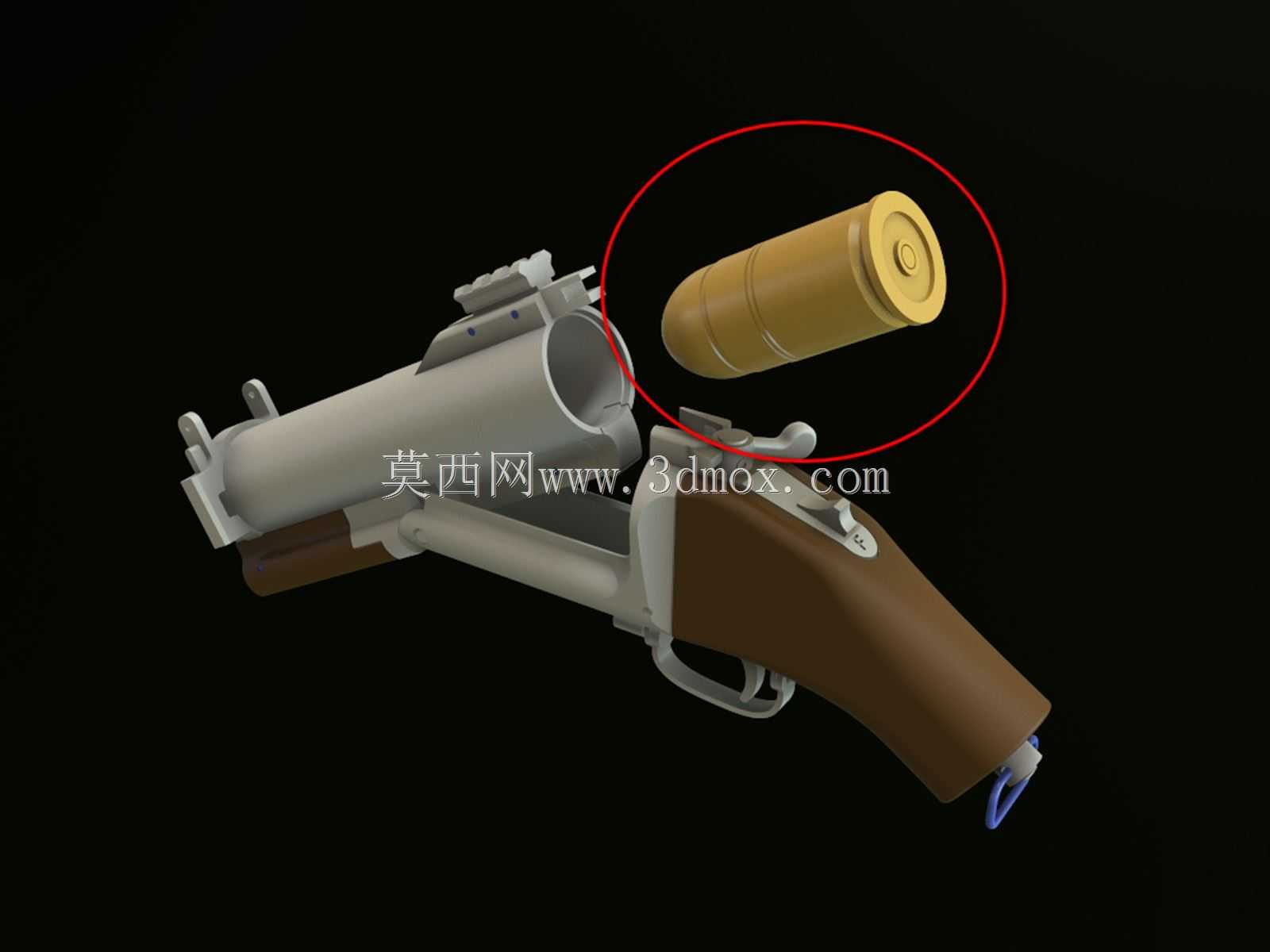 美国40mm手榴弹M381 1/6比例12英寸数字
