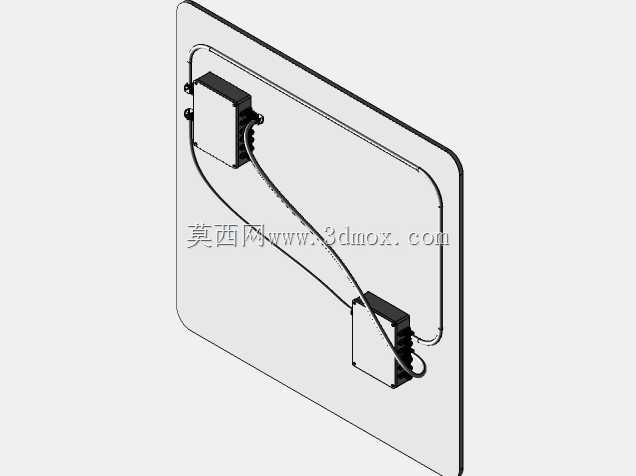 SOLIDWORKS中射频外壳的电气布线