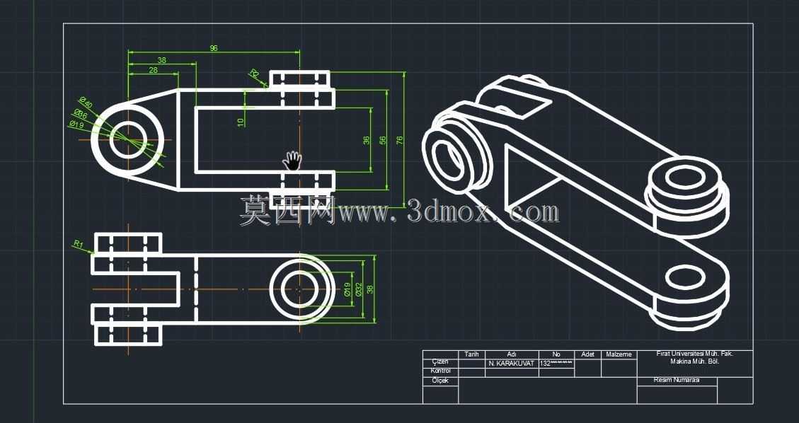 CAD makinaegitimi��ϰ12 Autodesk Inventor Pro