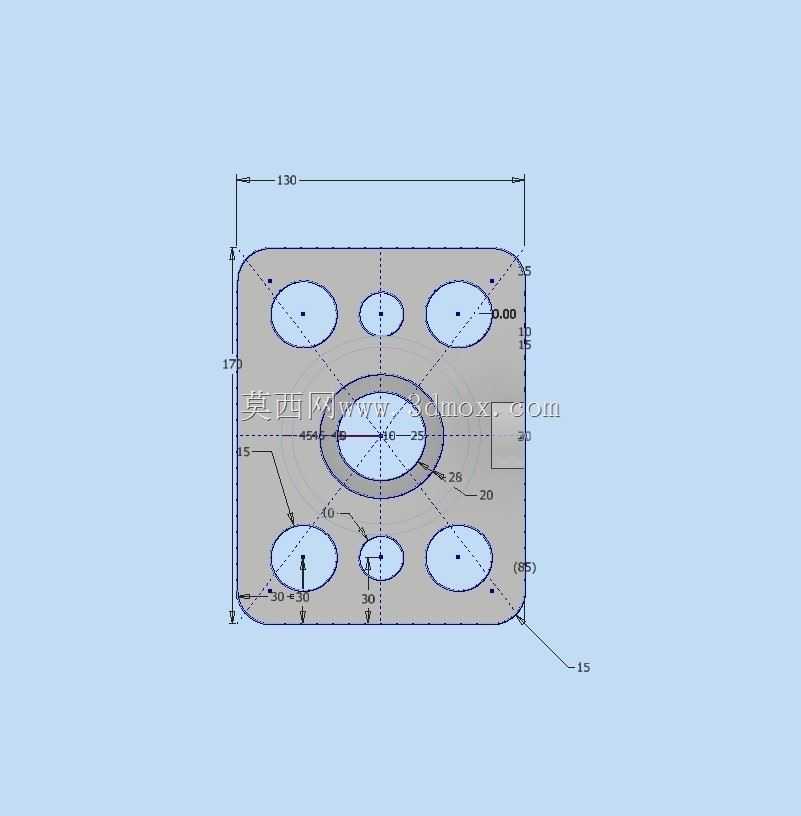 CAD PO��PVԲ���ε���֧��/Soporte de Base cilindrica PO��PVPrismacad.it Autodesk Inventor Pro