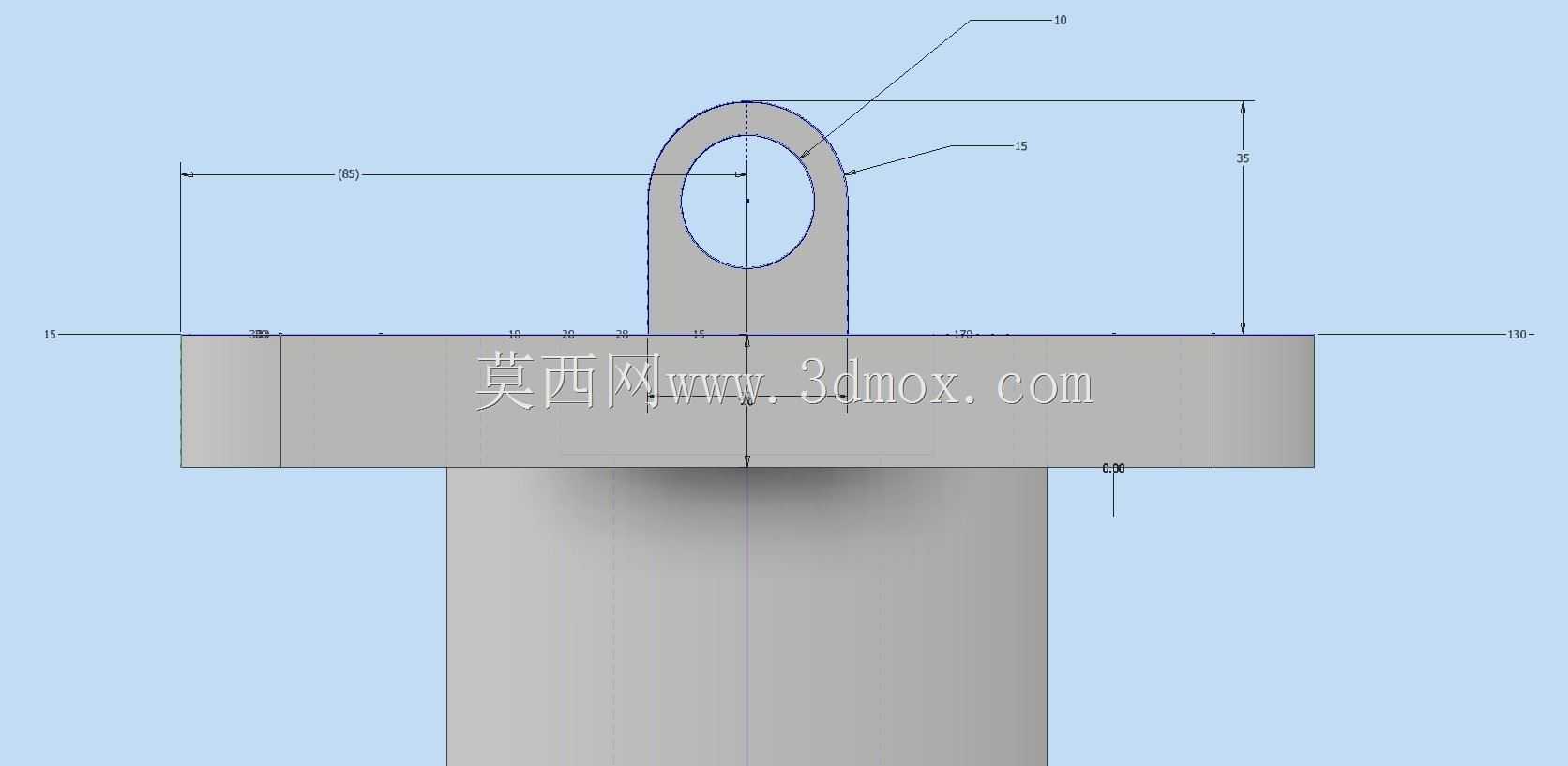 CAD PO��PVԲ���ε���֧��/Soporte de Base cilindrica PO��PVPrismacad.it Autodesk Inventor Pro