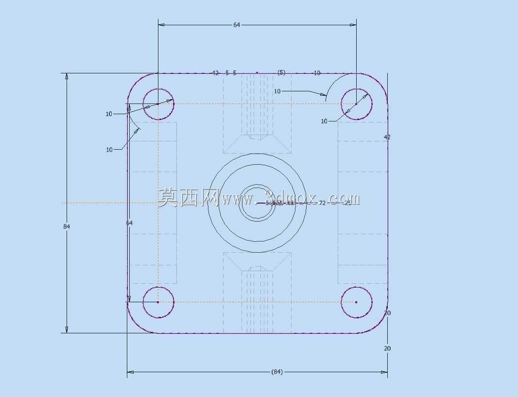 CAD练习68 Autodesk Inventor Pro