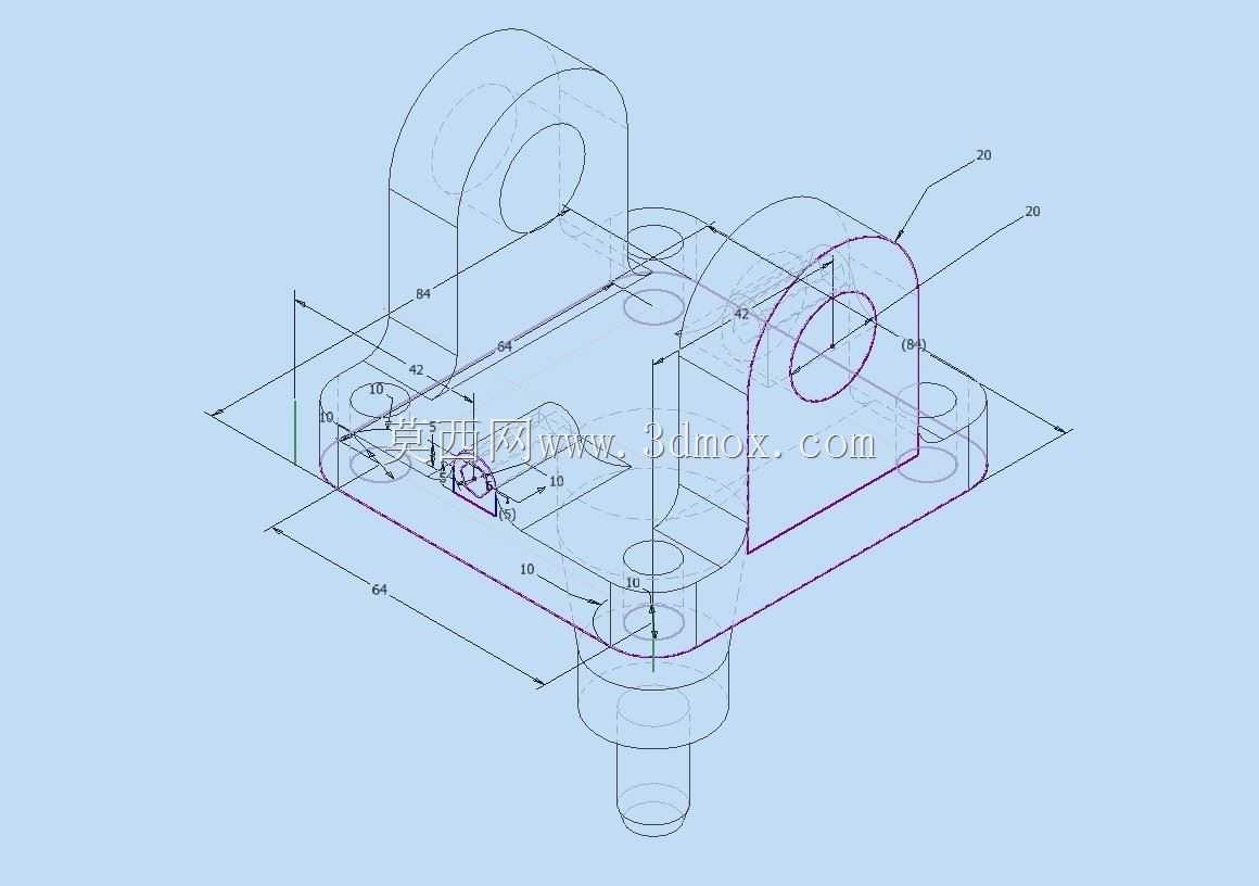 CAD练习68 Autodesk Inventor Pro