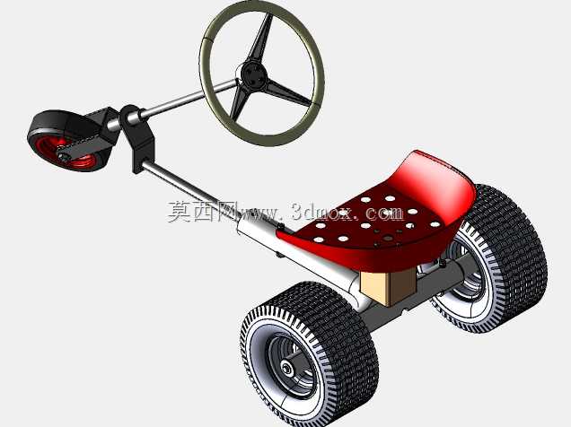 儿童下坡赛车手