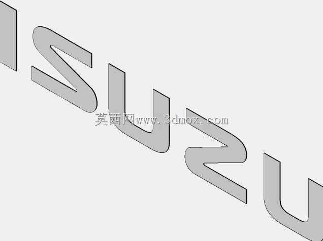 五十铃挡风板和五十铃标志贴花