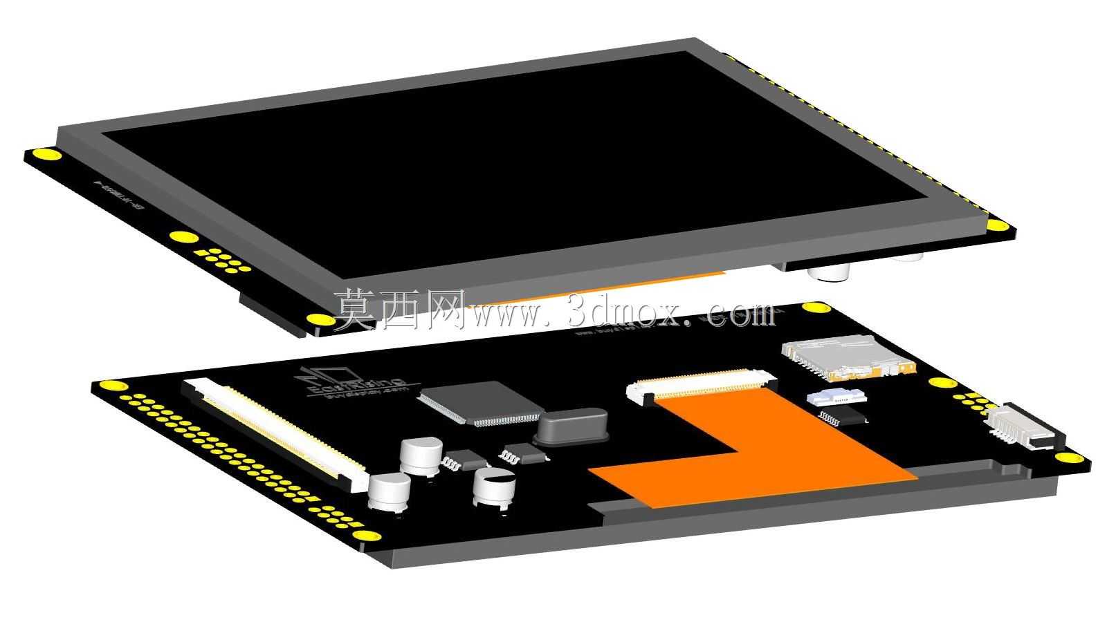 5英寸TFT SSD1963液晶模块OPTL触摸屏480x272,Arduino