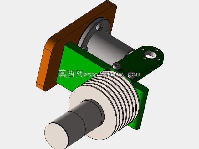 SolidWorks中的斯特林发动机