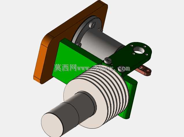 SolidWorks中的斯特林发动机