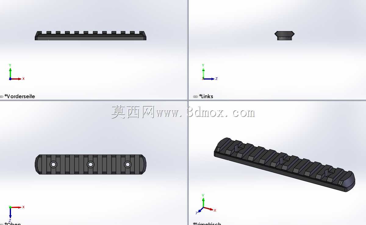 M-LOK-11槽-Picatinny铁路
