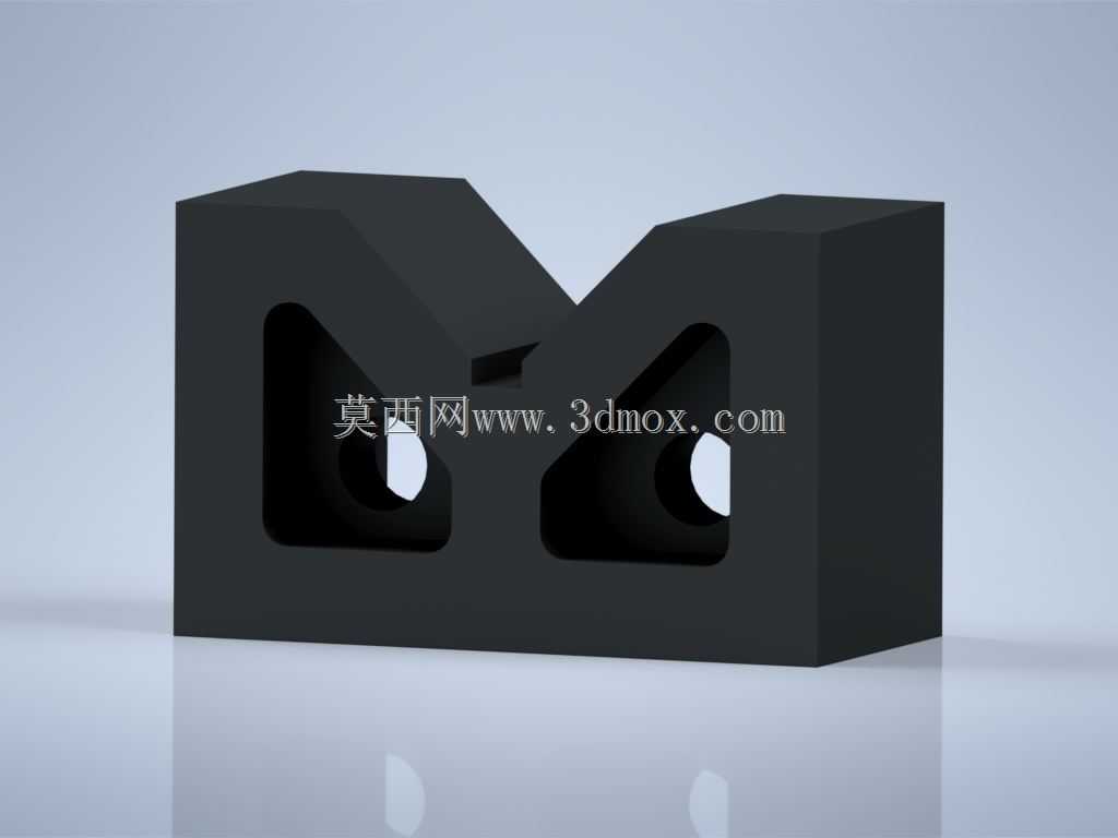 CADʵ��������ƣ�Vee Block��90��, ����Autodesk Inventor