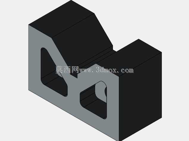 CADʵ��������ƣ�Vee Block��90��, ����Autodesk Inventor