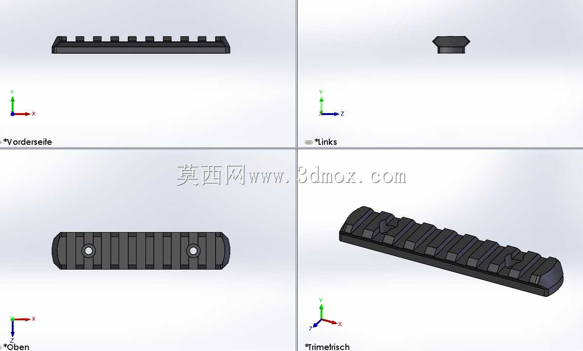 M-LOK-9槽-Picatinny铁路