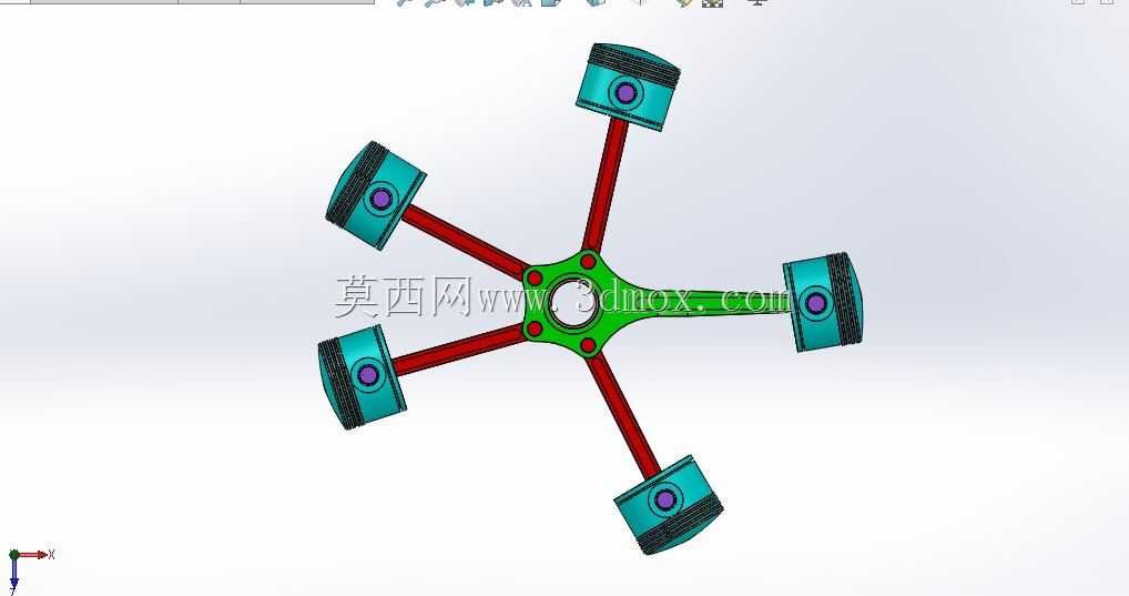 雷达发动机总成