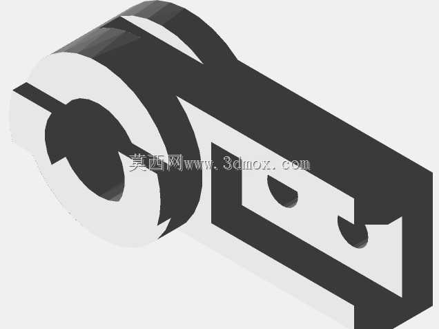 基于Autocad的杠杆轮毂设计。