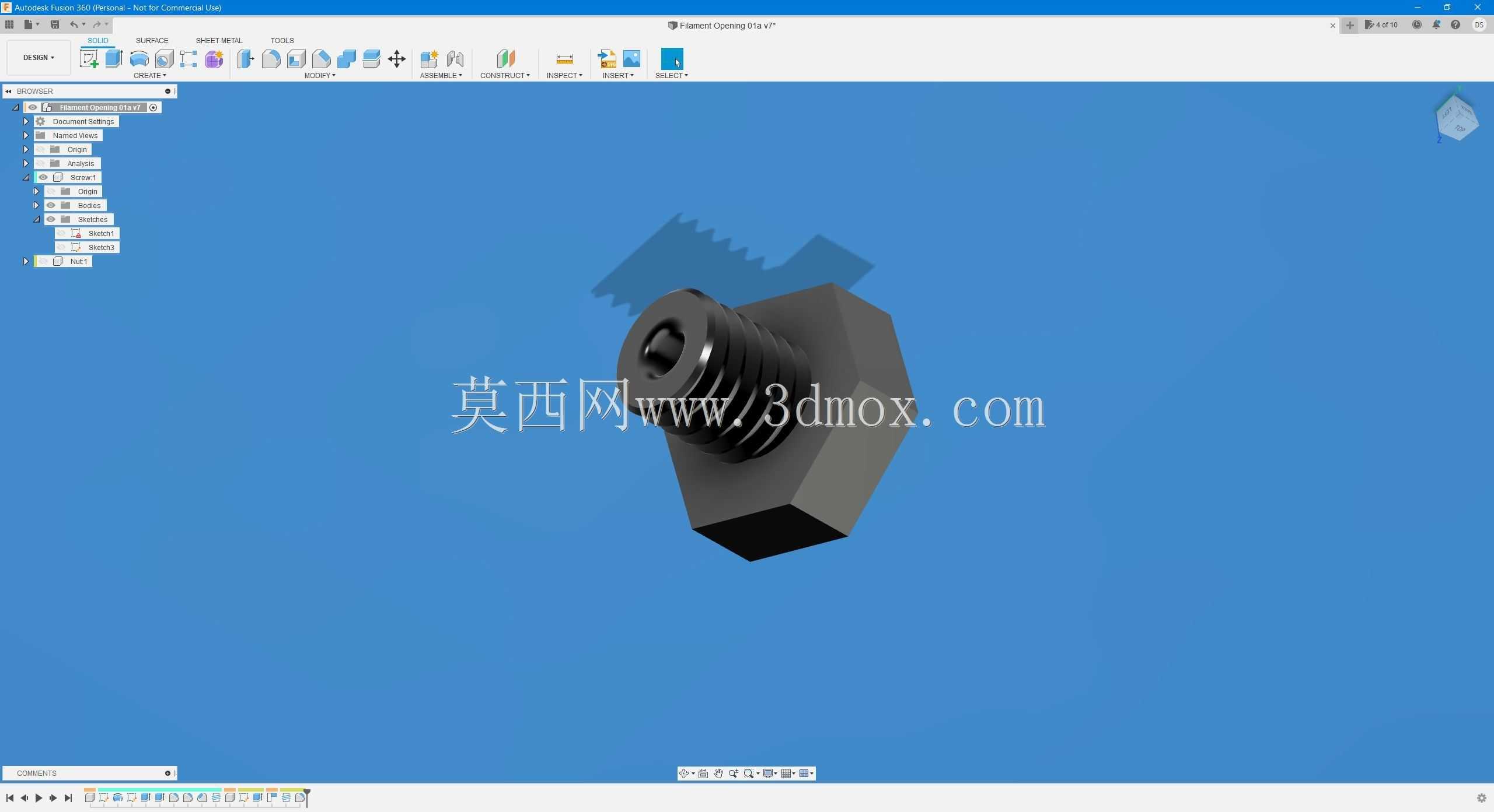 空心螺栓和螺母M6