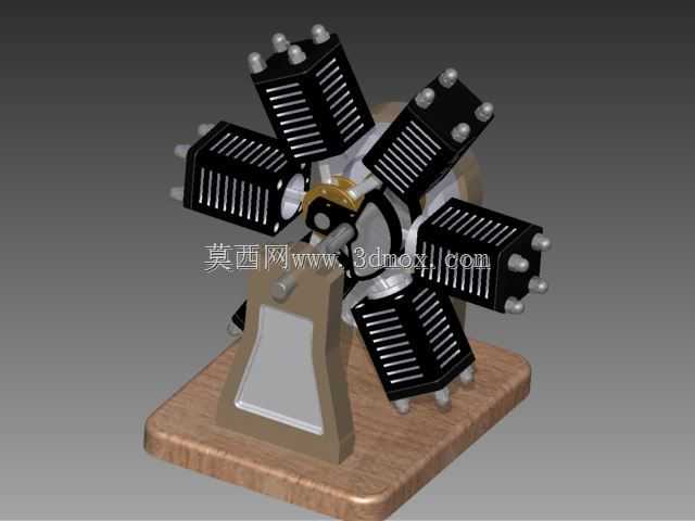 6缸径向发动机
