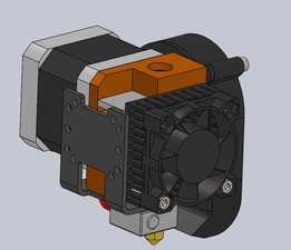 带nema的3d打印机挤出机