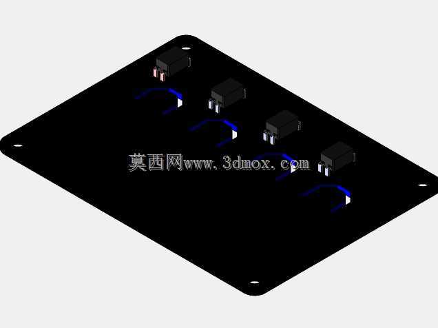 4通道继电器模块-5v无名称