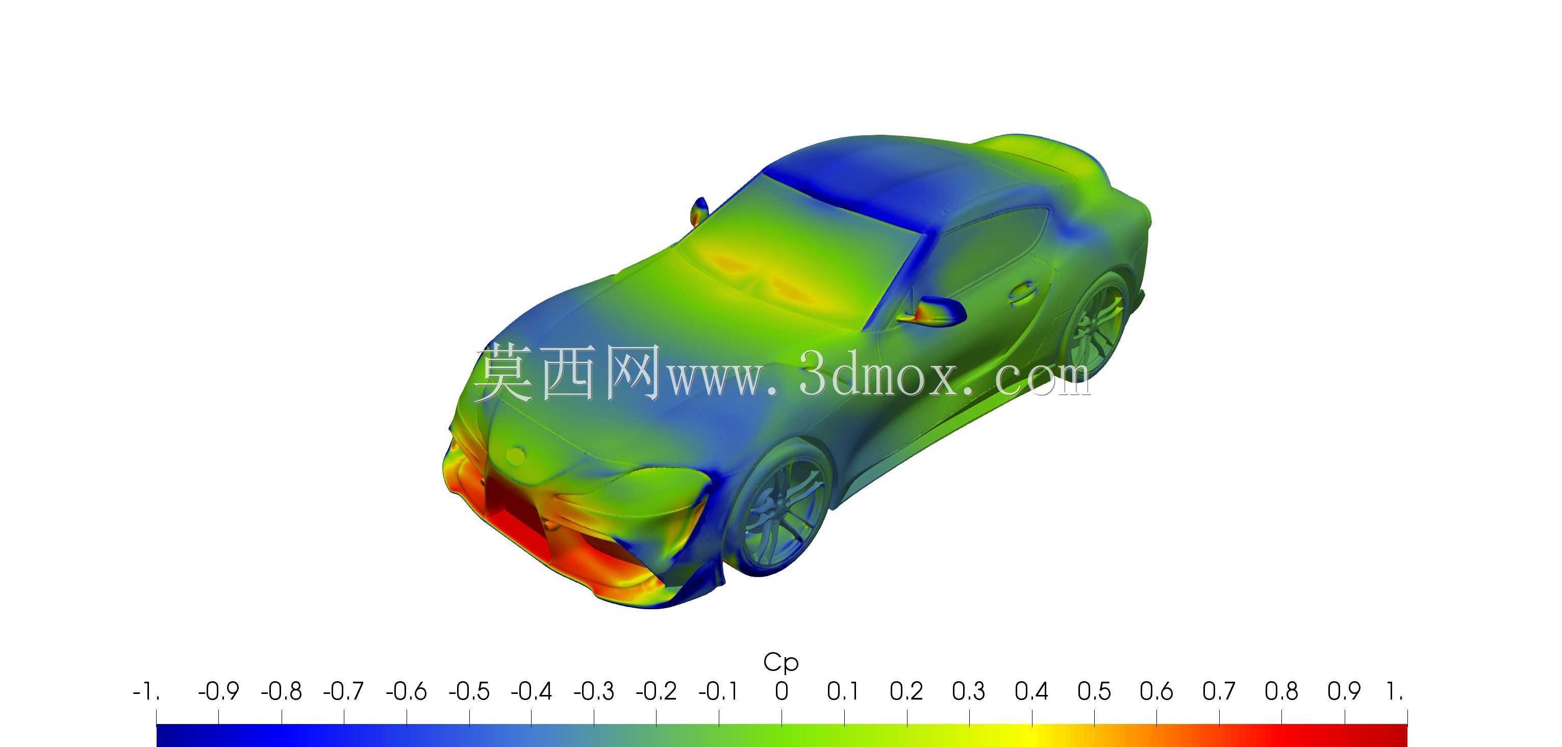 丰田Supra 2020 solid for CFD或3D打印3D模型