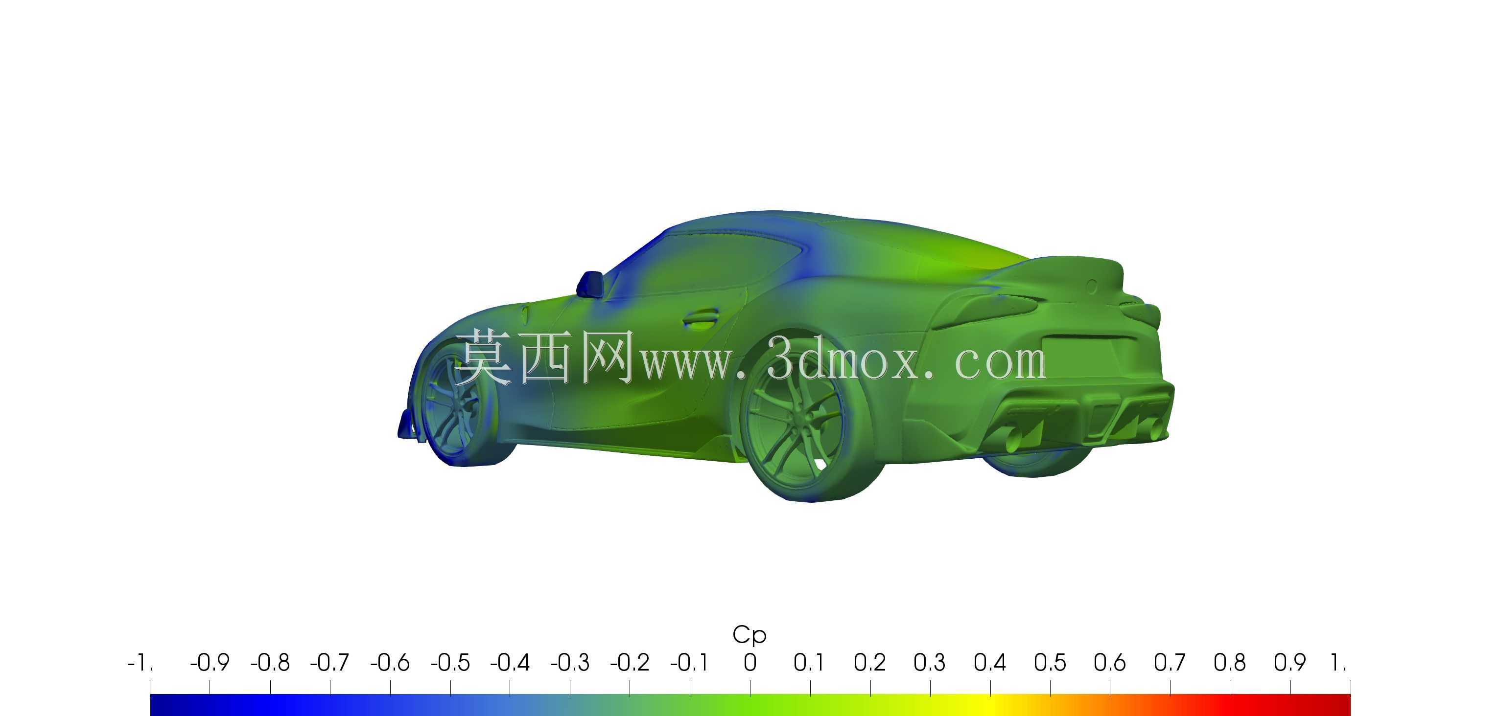 丰田Supra 2020 solid for CFD或3D打印3D模型