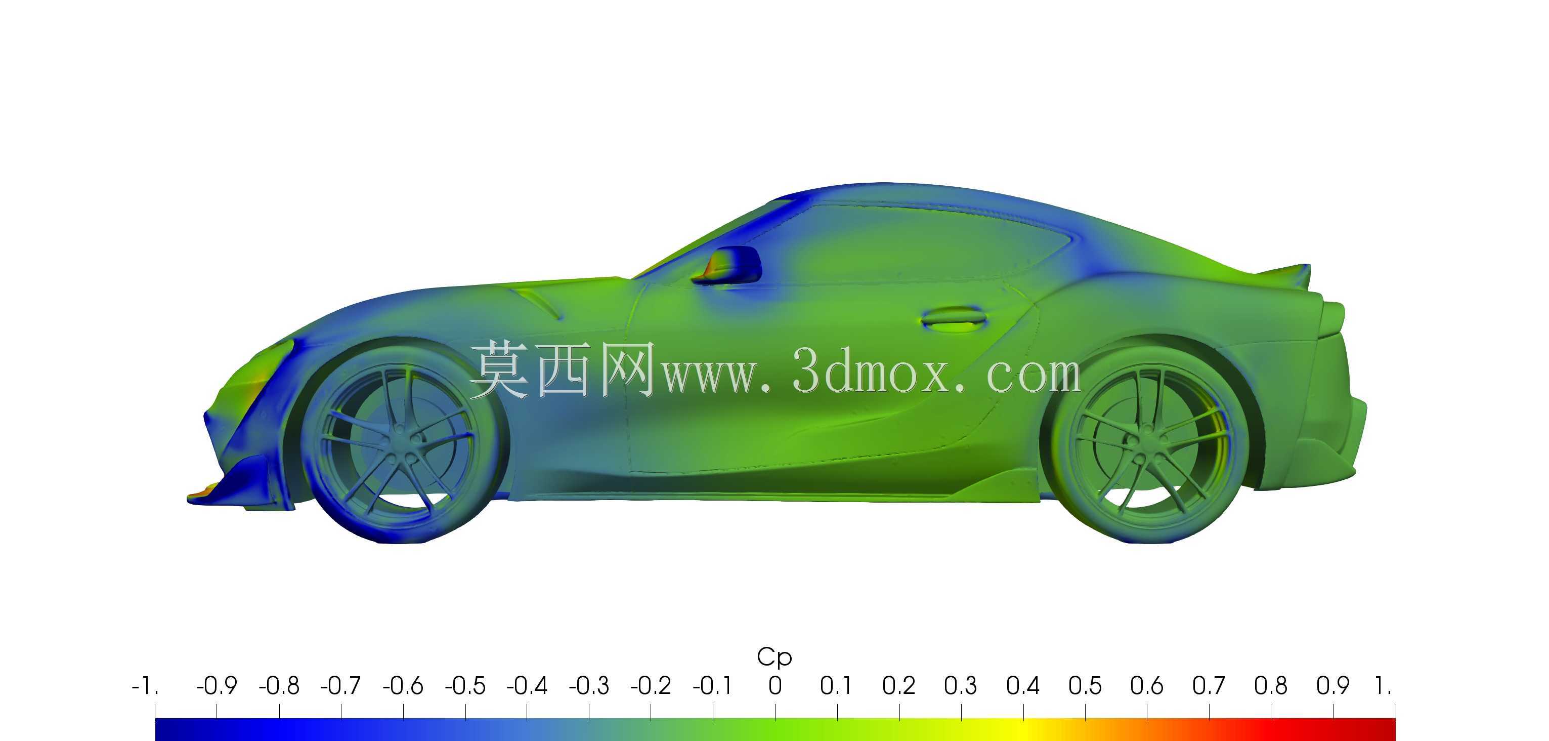 丰田Supra 2020 solid for CFD或3D打印3D模型
