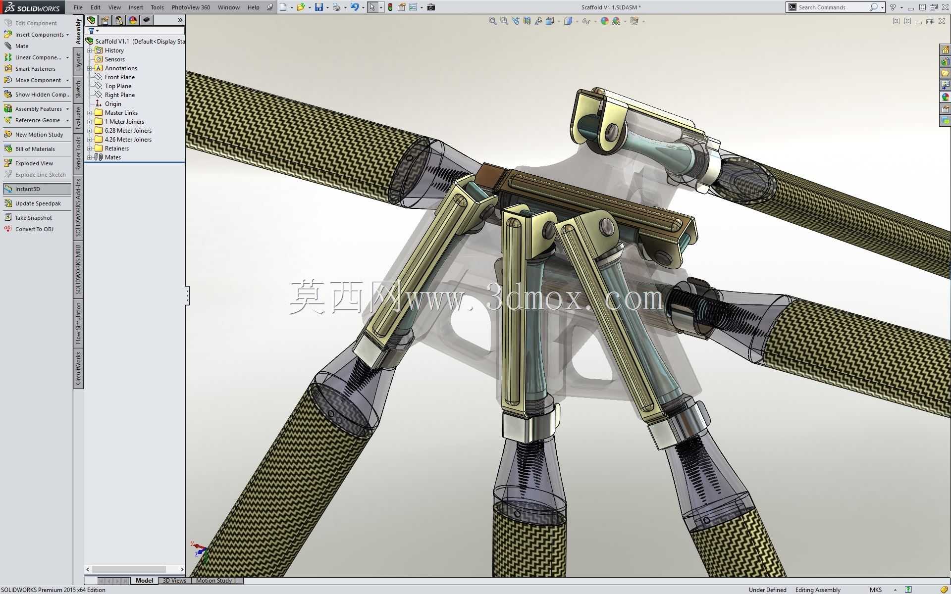 无工具结构脚手架(用于空间?)