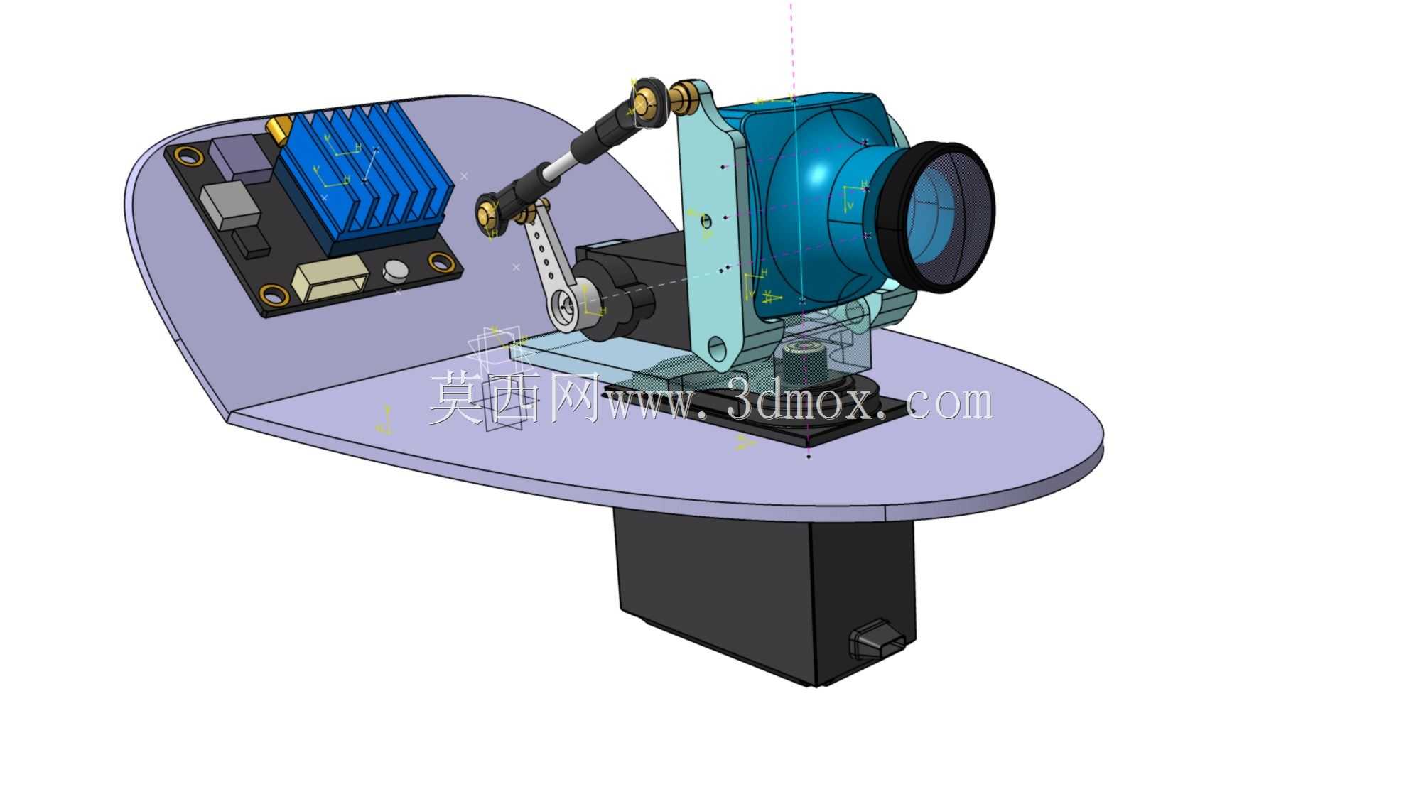 X-UAV΢������-Pan\u0026��бFPVϵͳ