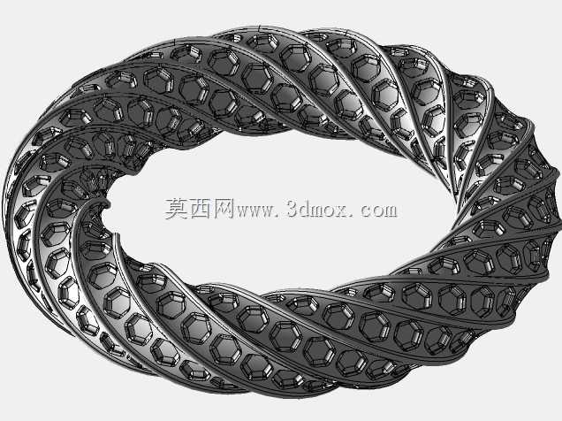 扭曲环面上的蜂窝图案+视频教程
