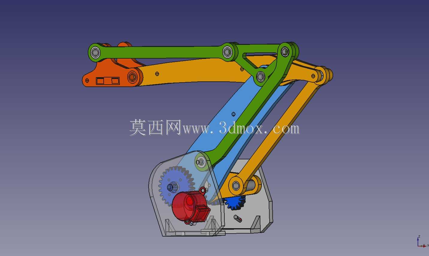 基于开源uArm的机械臂建模
