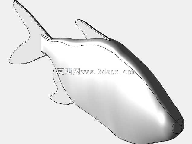 鱼类模型(Ikan Bawal)