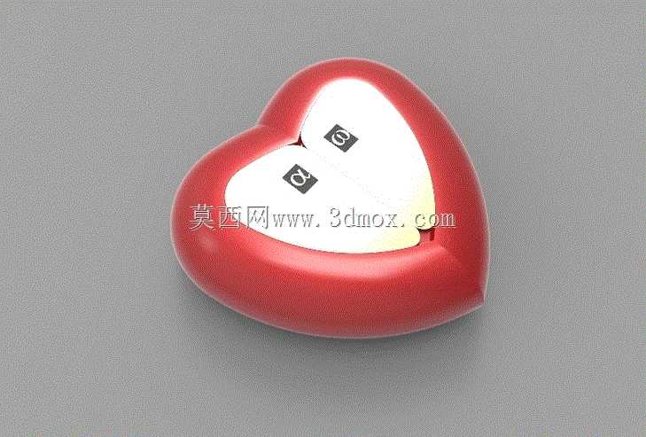 心形盒2.0,用于3D打印\u0026数控铣削