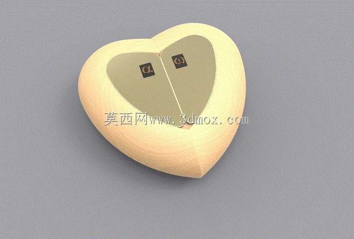 心形盒2.0,用于3D打印\u0026数控铣削