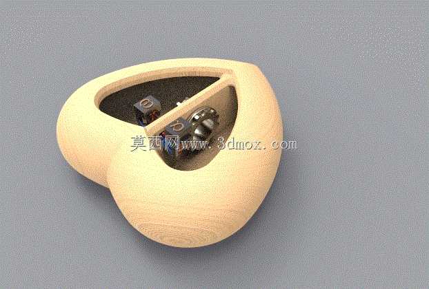 心形盒2.0,用于3D打印\u0026数控铣削