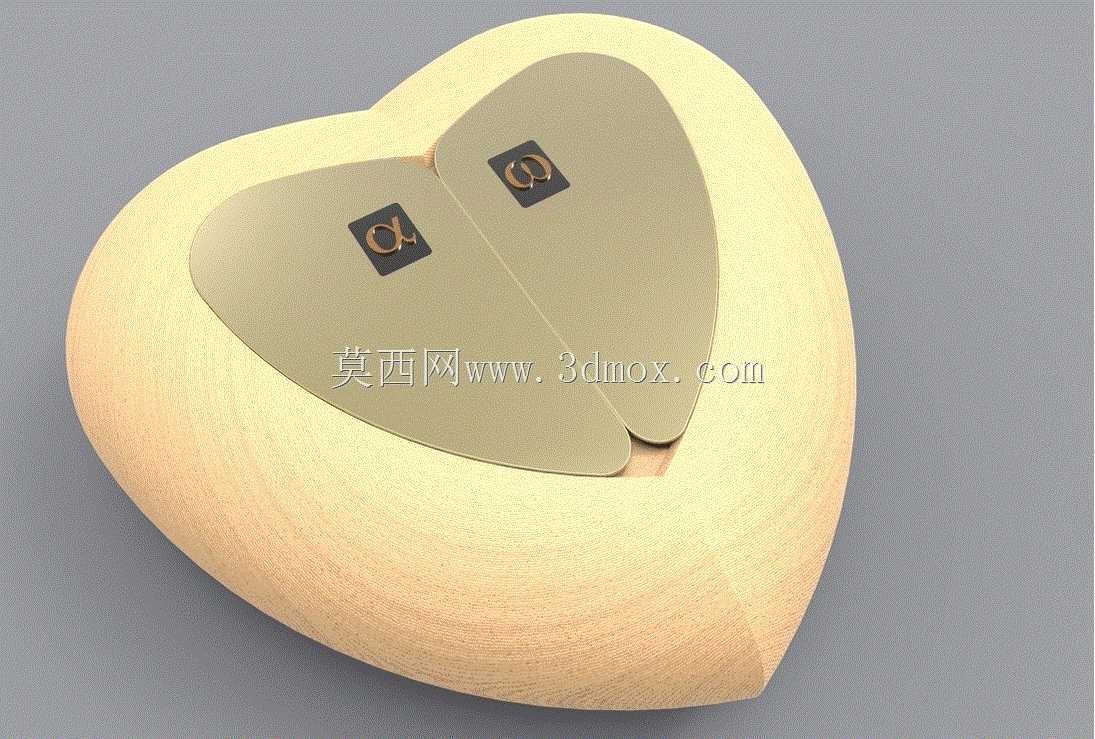 心形盒2.0,用于3D打印\u0026数控铣削