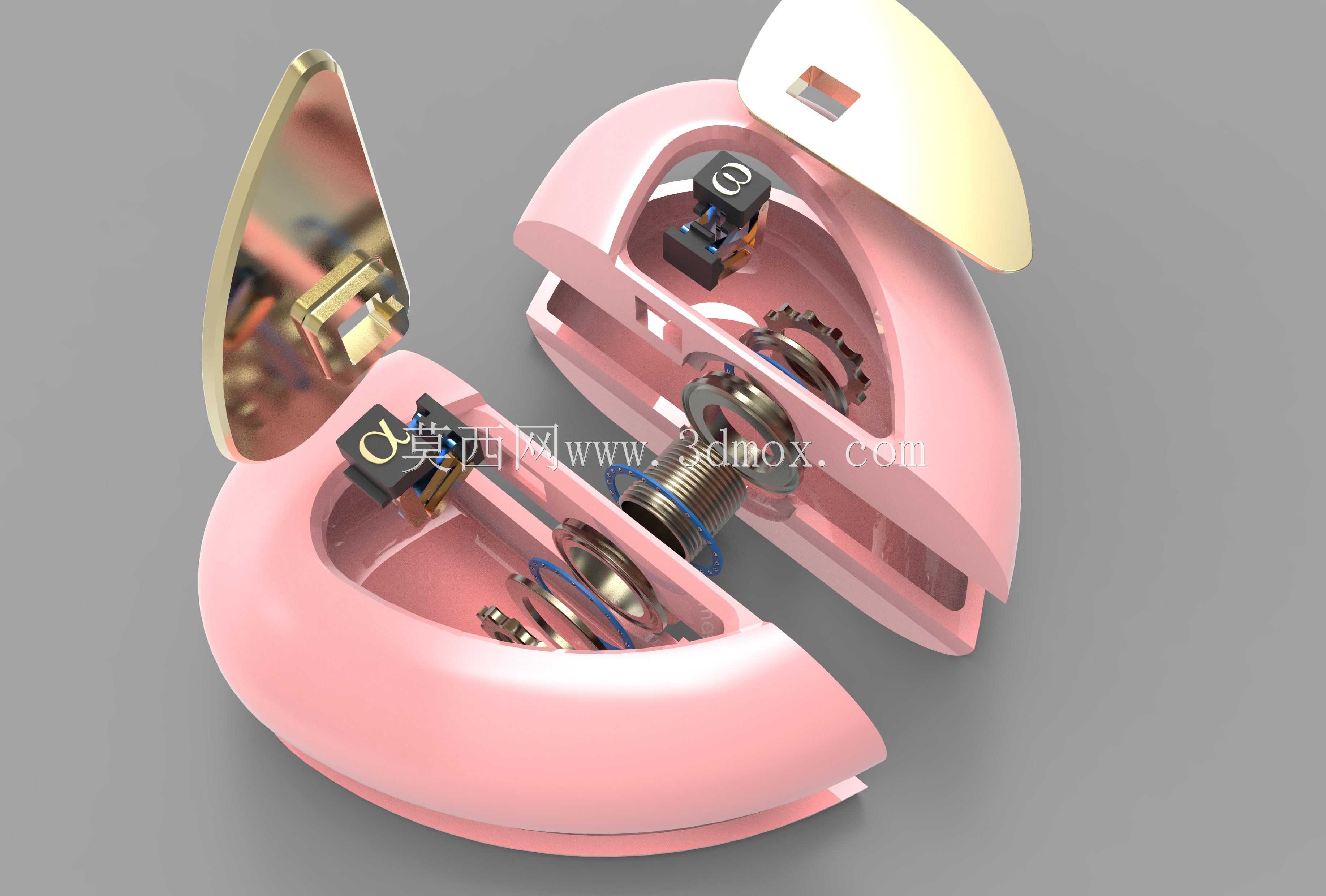 心形盒2.0,用于3D打印\u0026数控铣削