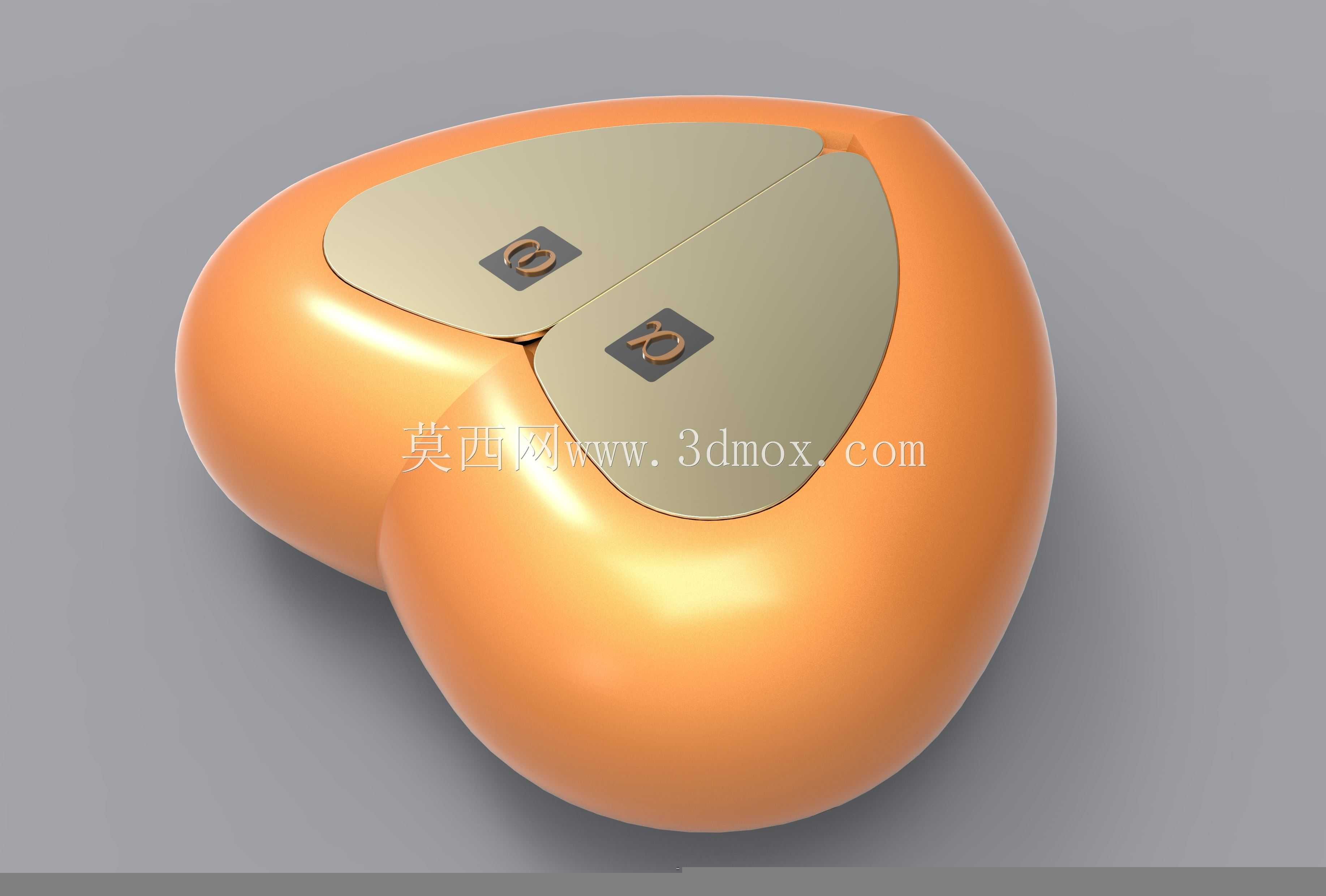 心形盒2.0,用于3D打印\u0026数控铣削