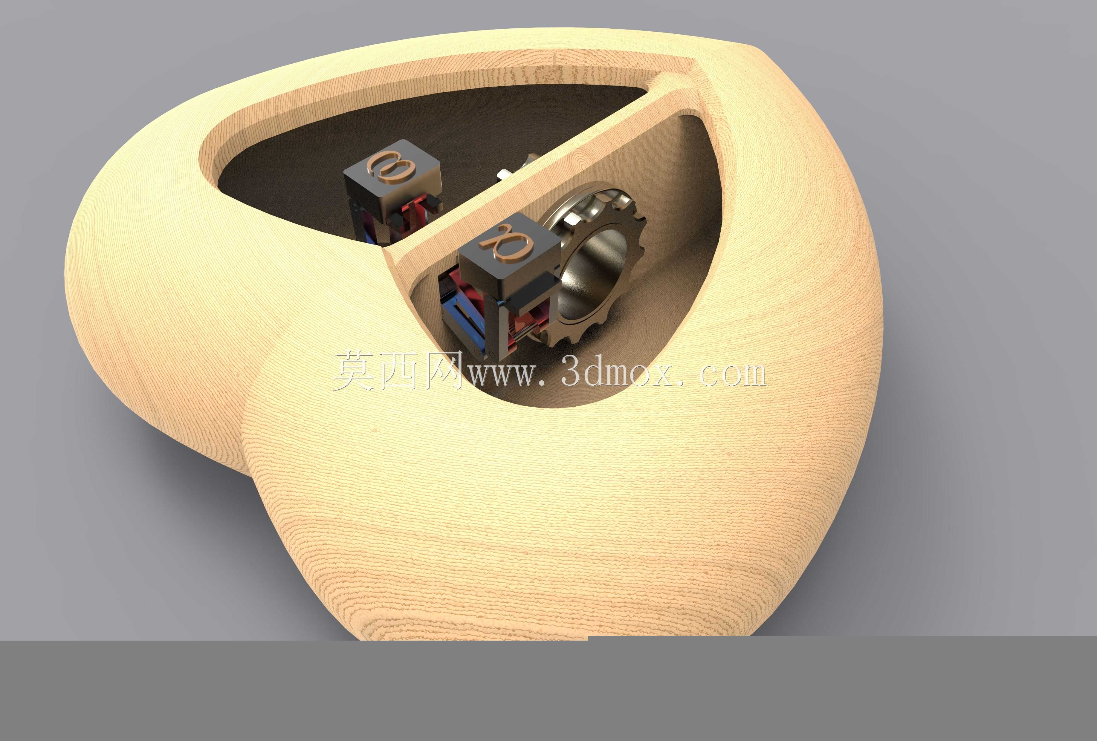 心形盒2.0,用于3D打印\u0026数控铣削