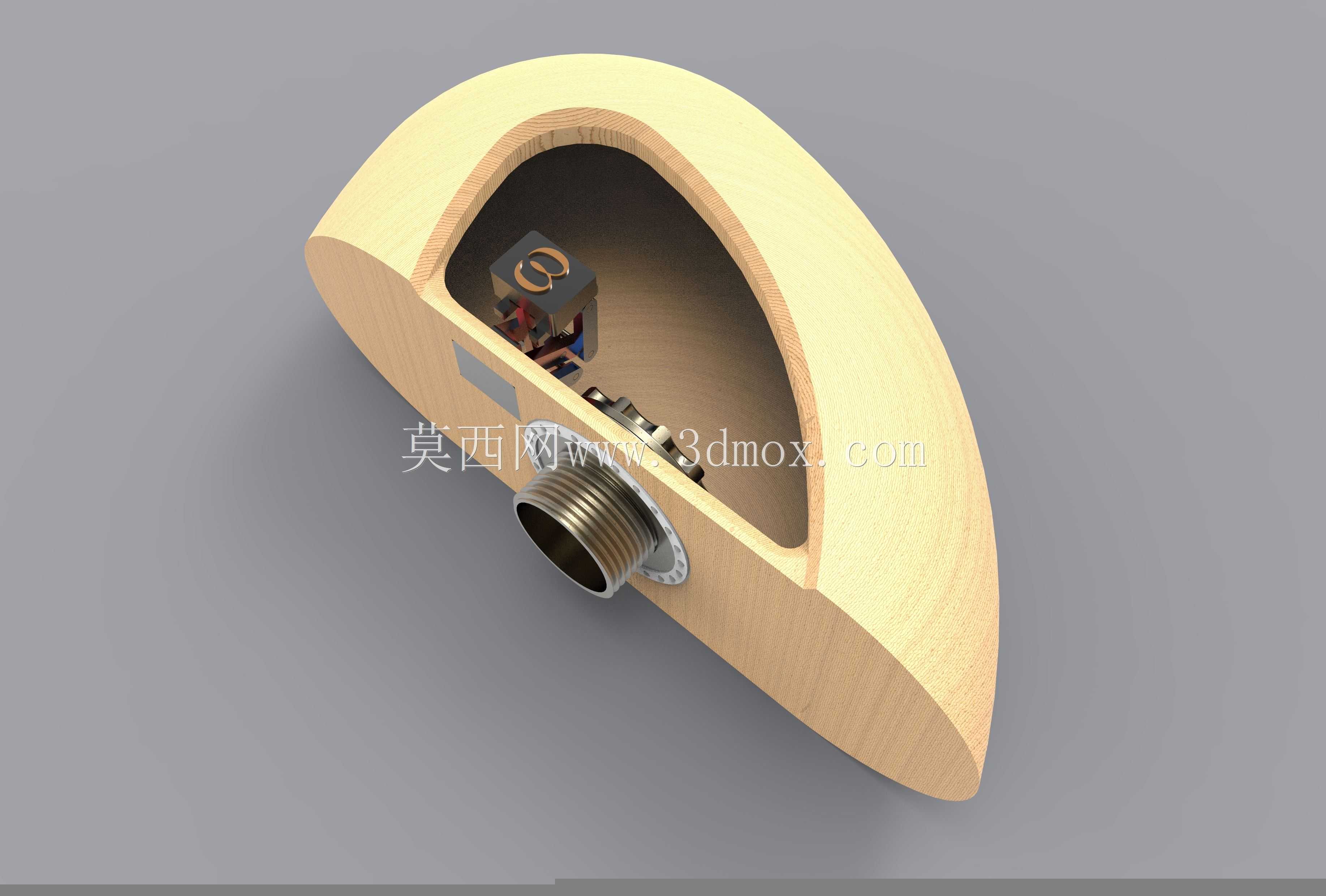 心形盒2.0,用于3D打印\u0026数控铣削