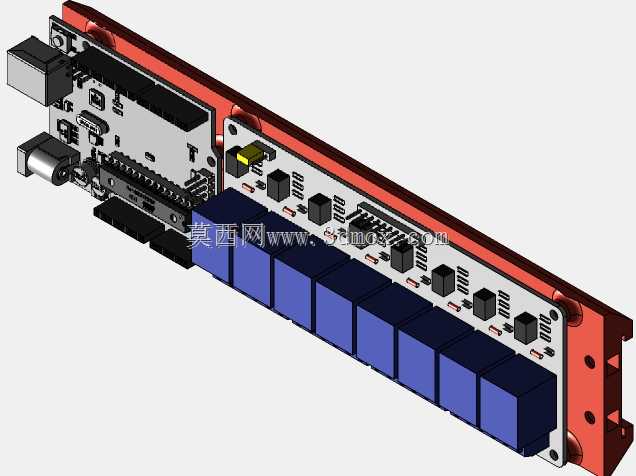 arduino UNO+8�̵���ģ���DIN���찲װ
