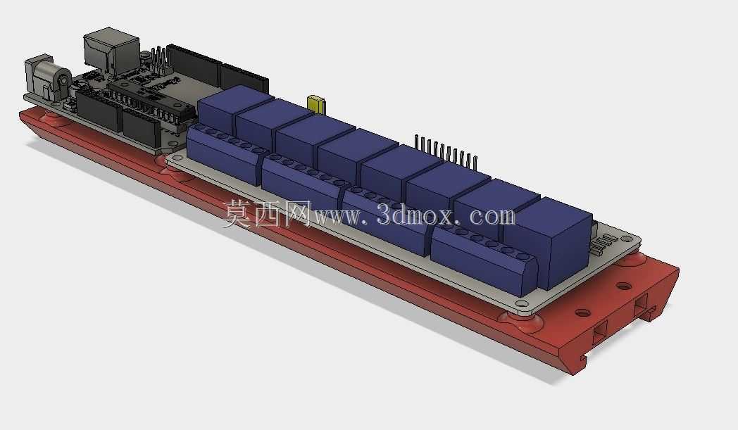 arduino UNO+8�̵���ģ���DIN���찲װ