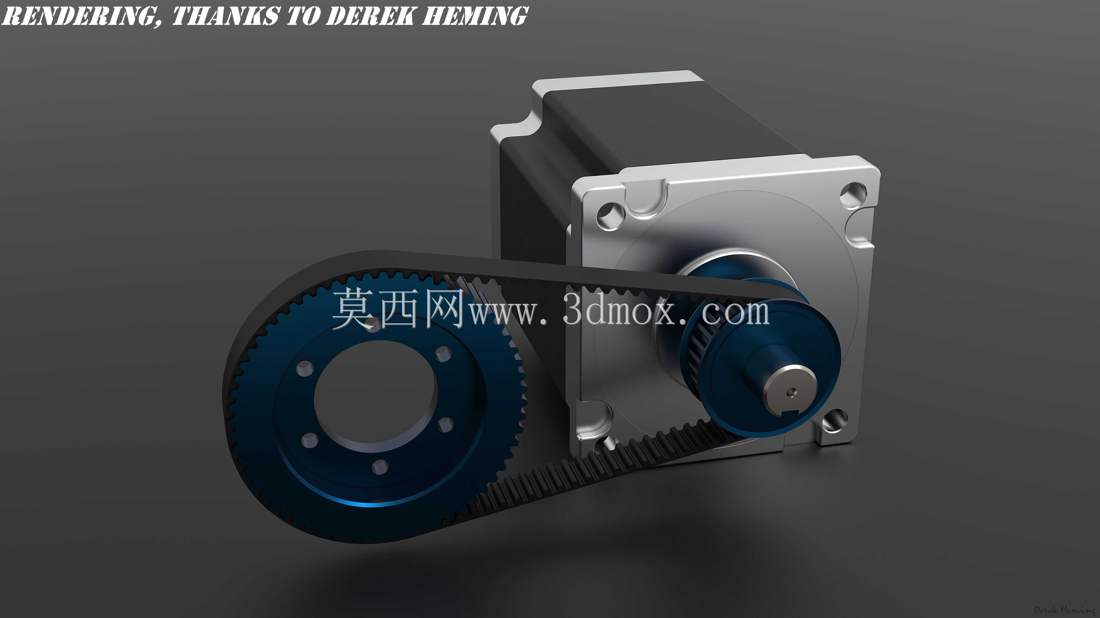 带皮带和滑轮的Nema 42
